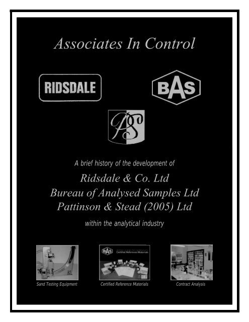 Ridsdale & Co Ltd and Bureau of Analysed Samples Ltd